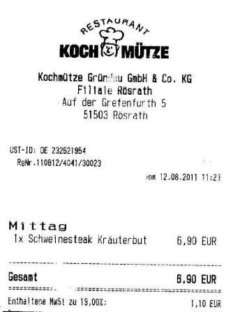 hhew Hffner Kochmtze Restaurant